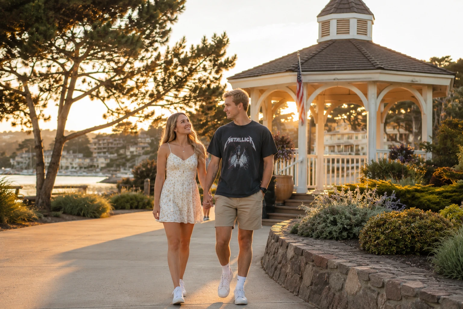 Christine and Andrew during their weekend in Silverdale