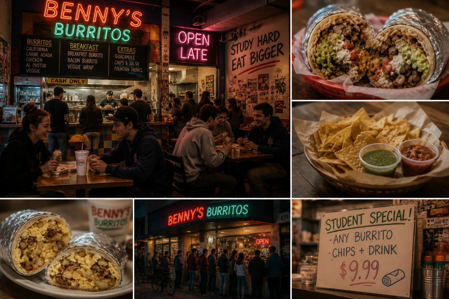 Benny’s Burritos restaurant