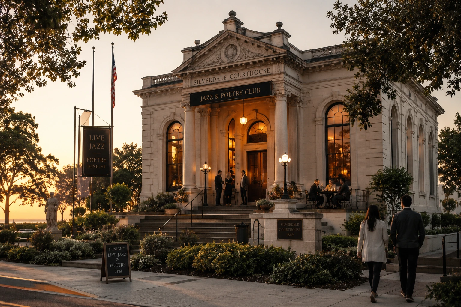 The historic Silverdale Courthouse